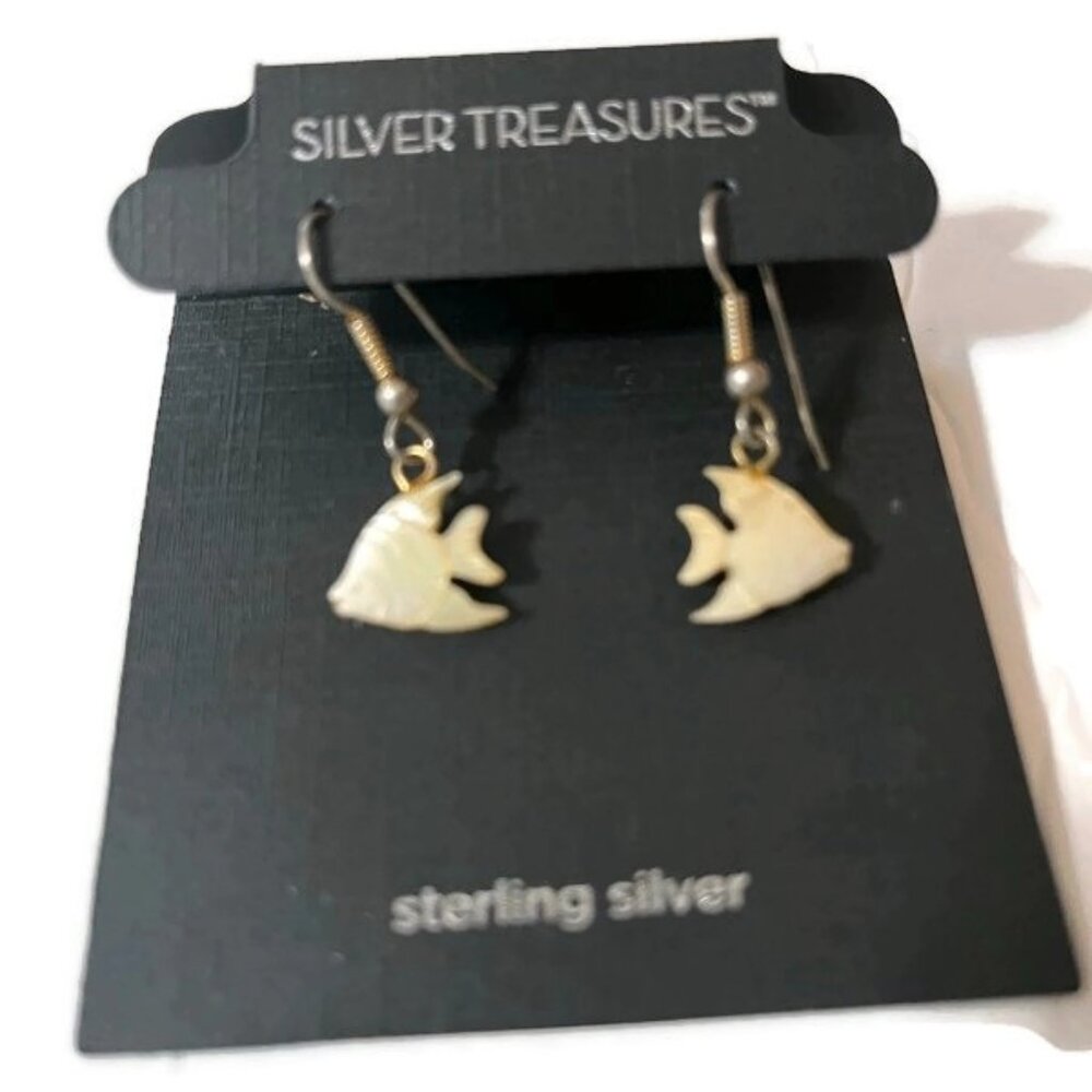 💫3 for $10 Sterling Silver & Mother of Pearl Earrings